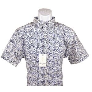 Robert Graham‎ Bassel Floral Print Short Sleeve Button Down Shirt